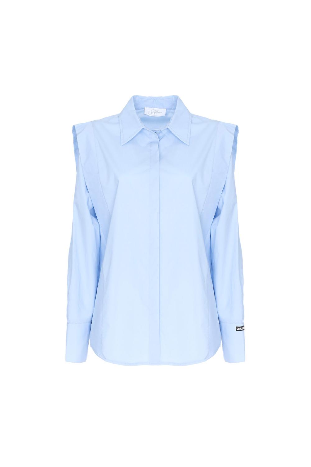 Soallure CAMICIA IN COTONE CON ALETTA