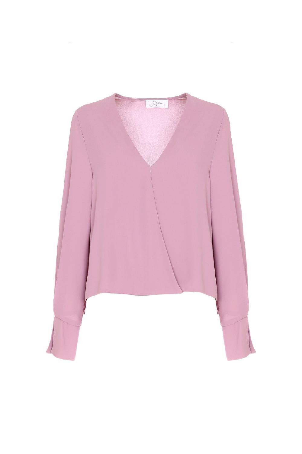 Soallure CAMICIA INCROCIO IN GEORGETTE