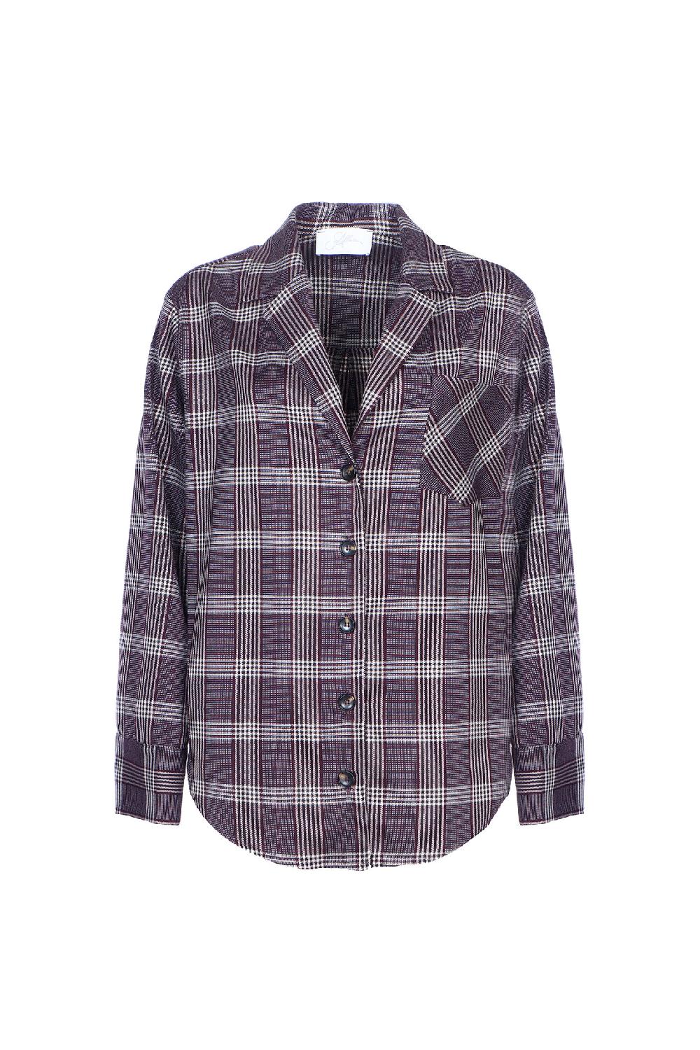 Soallure CAMICIA OVER CHECK