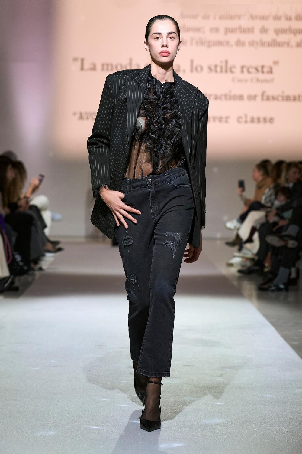 Soallure CAMICIA ROUCHES ORGANZA