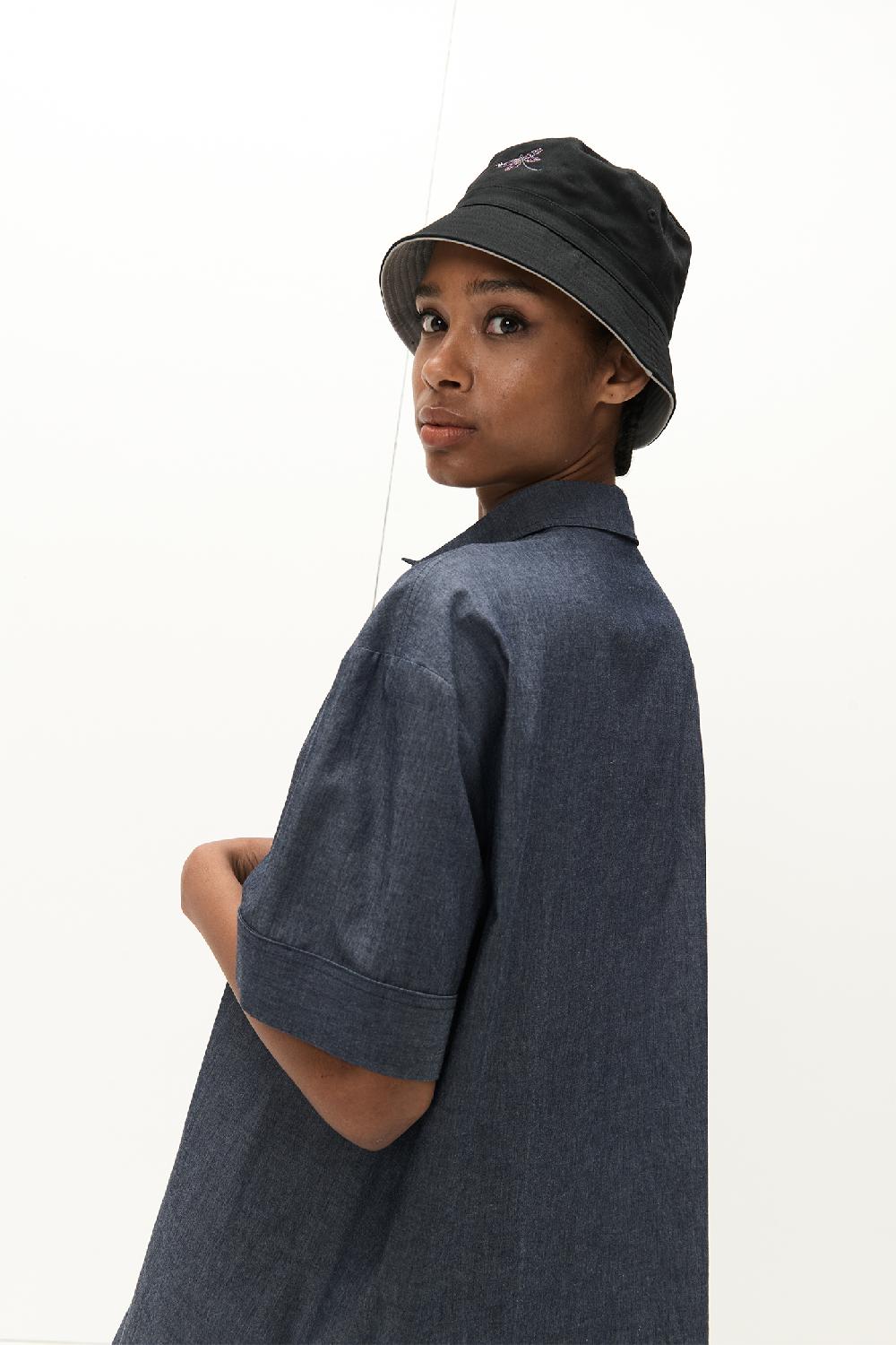 Soallure CAPPELLO BUCKET CON RICAMO