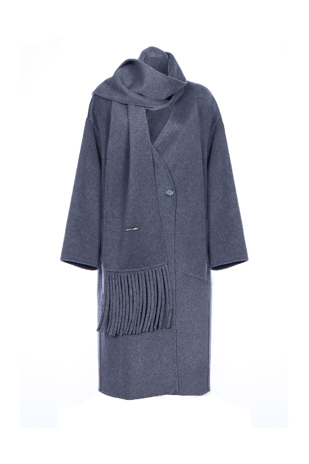Soallure CAPPOTTO IN LANA CON SCIARPA