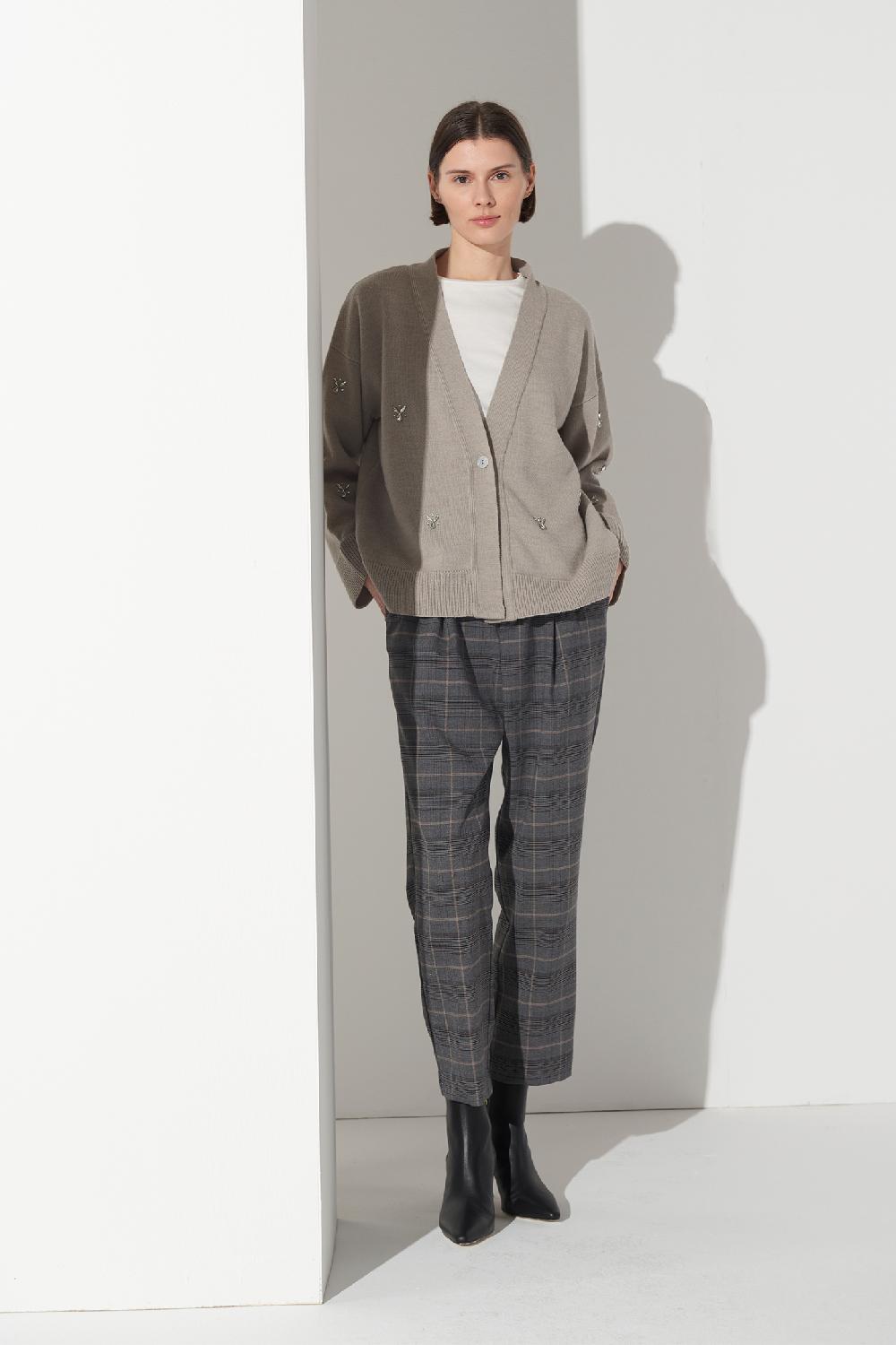 Soallure CARDIGAN CABOCHON MISTO LANA