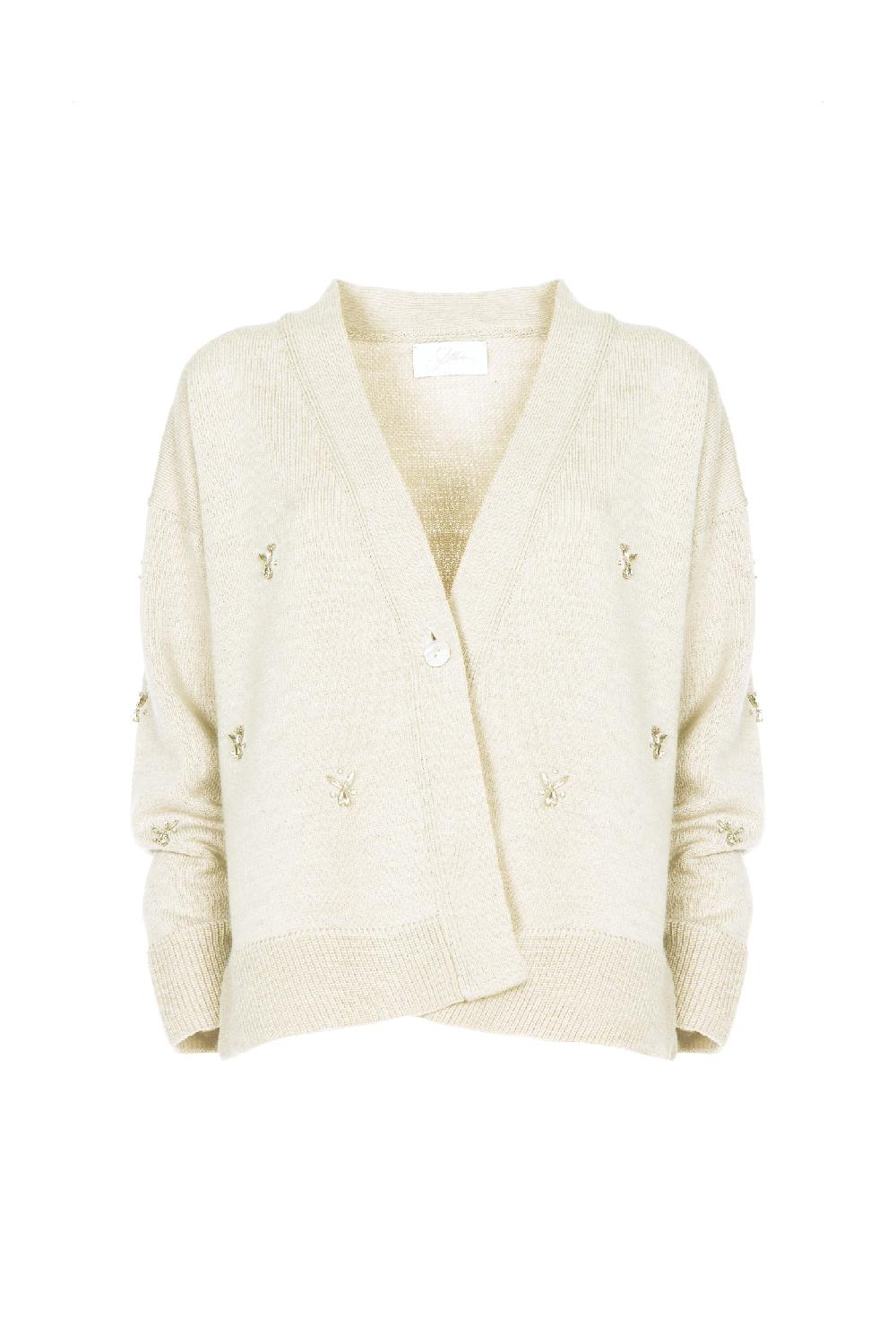 Soallure CARDIGAN CABOCHON MISTO LANA