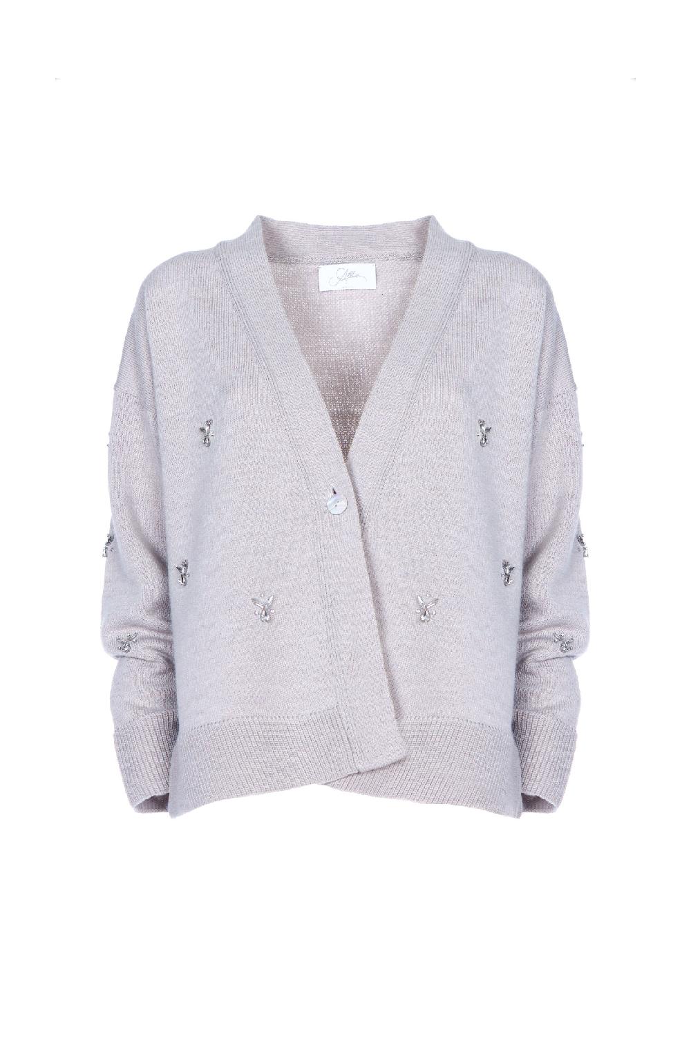 Soallure CARDIGAN CABOCHON MISTO LANA
