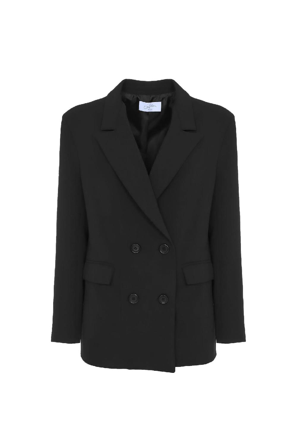 Soallure GIACCA BASIC DOPPIOPETTO IN CREPE