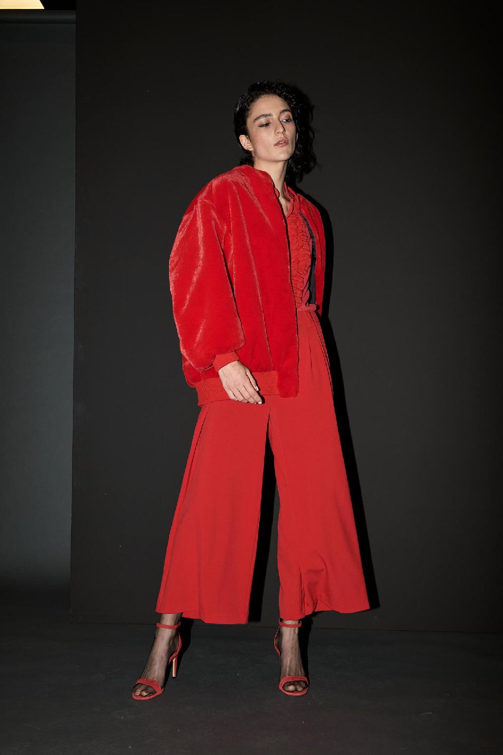 Soallure GIACCA BOMBER ECOFUR