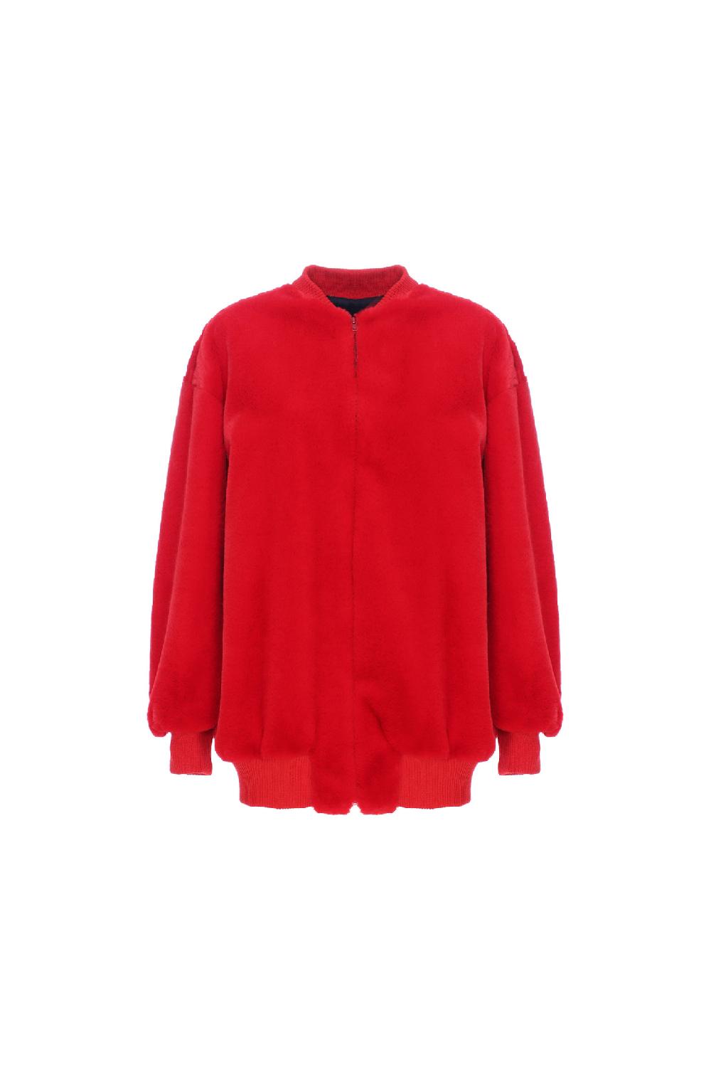 Soallure GIACCA BOMBER ECOFUR