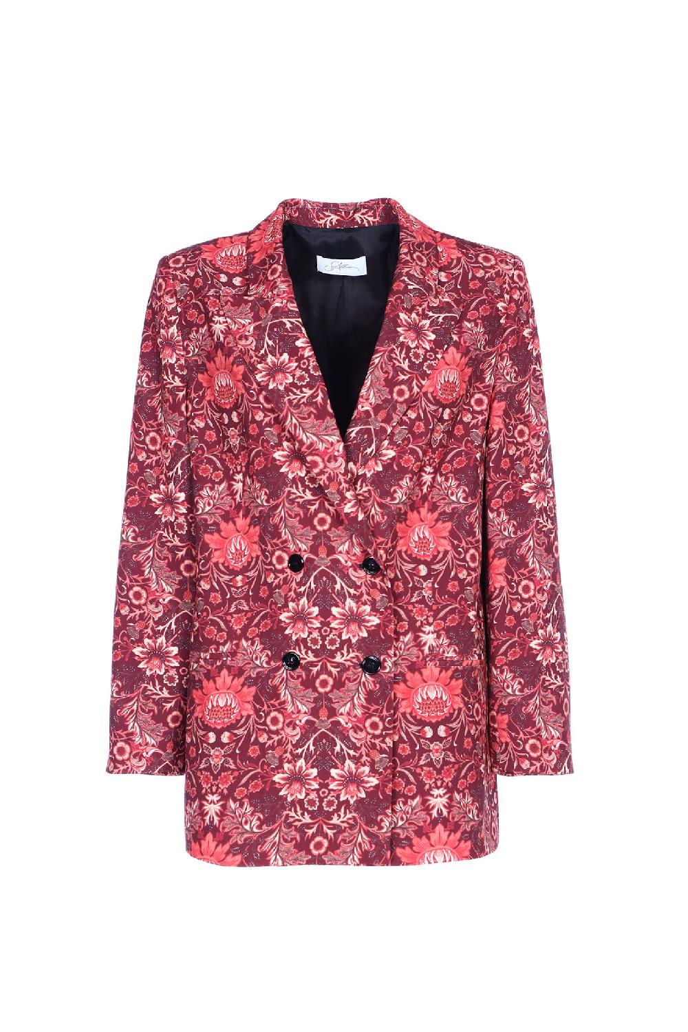 Soallure GIACCA DOPPIO PETTO FANTASIA