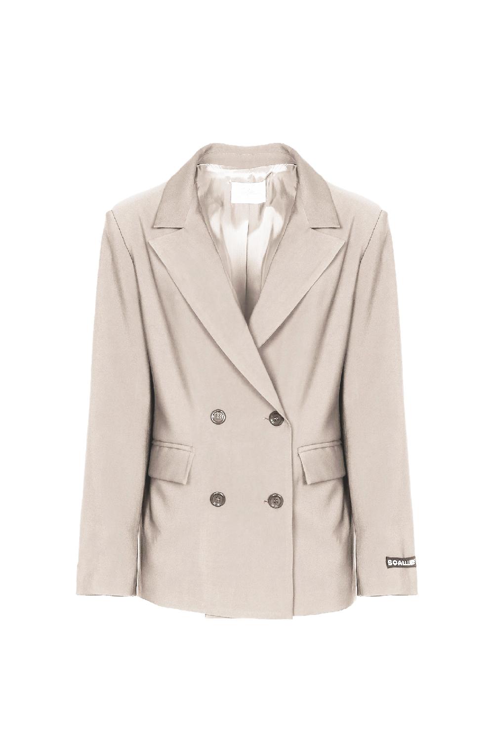 Soallure GIACCA DOPPIOPETTO IN TENCEL