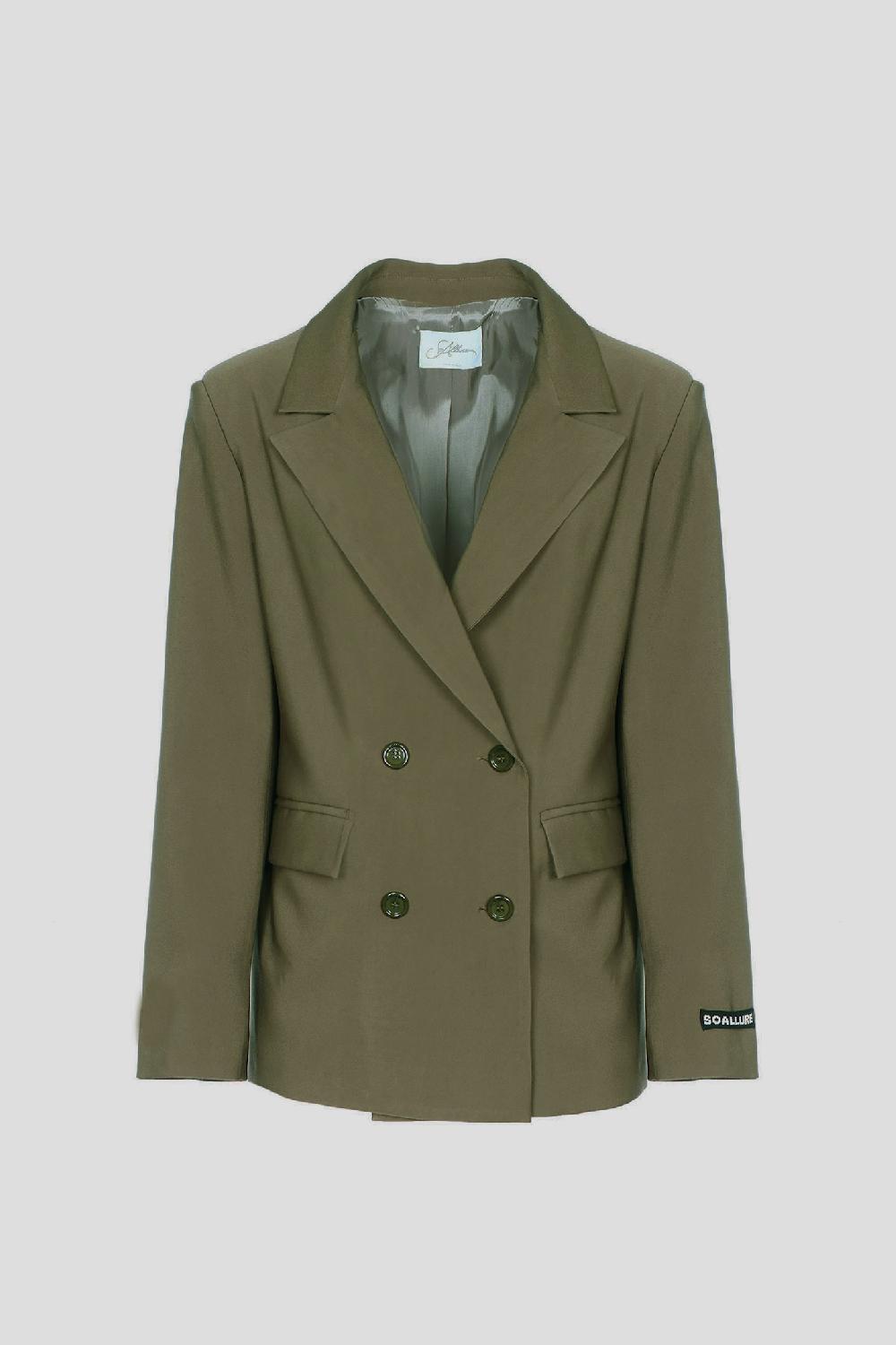 Soallure GIACCA DOPPIOPETTO IN TENCEL