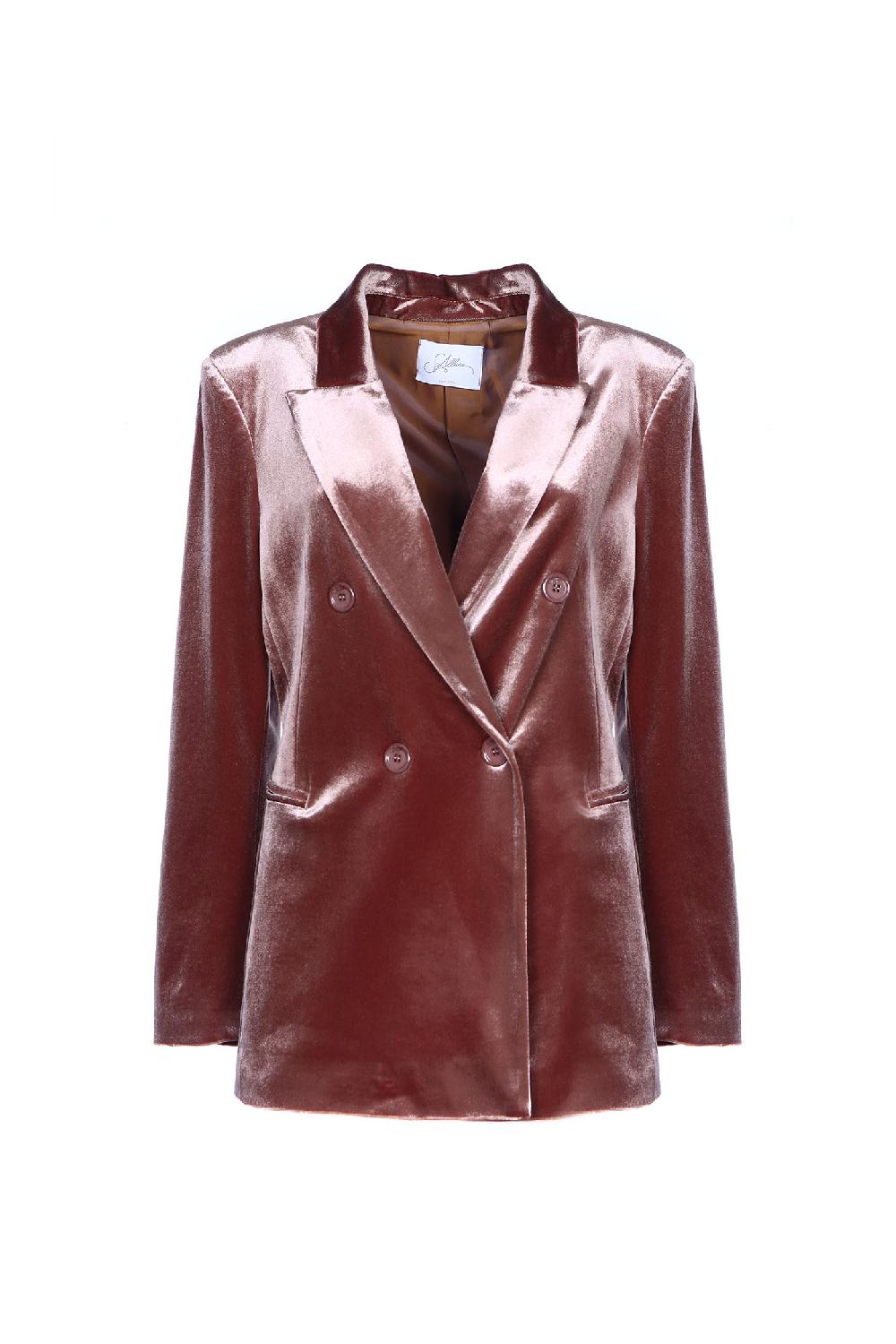 Soallure GIACCA DOPPIOPETTO IN VELLUTO