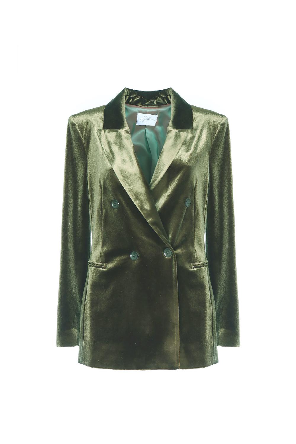 Soallure GIACCA DOPPIOPETTO IN VELLUTO