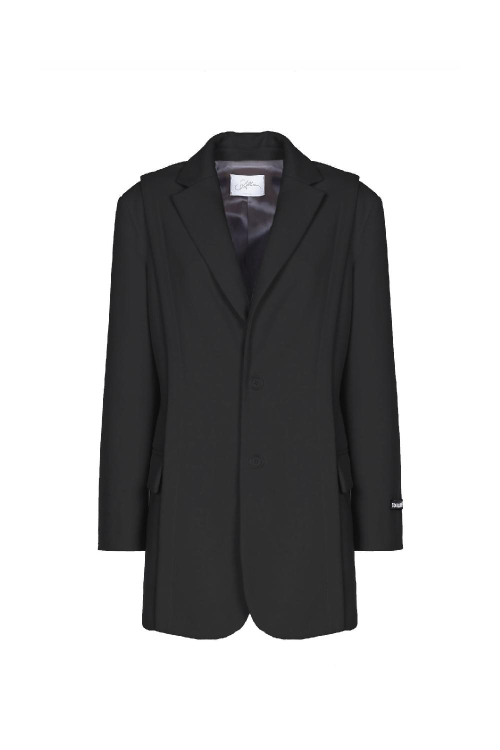 Soallure GIACCA IN PANNO CON CUCITURA LATERALE