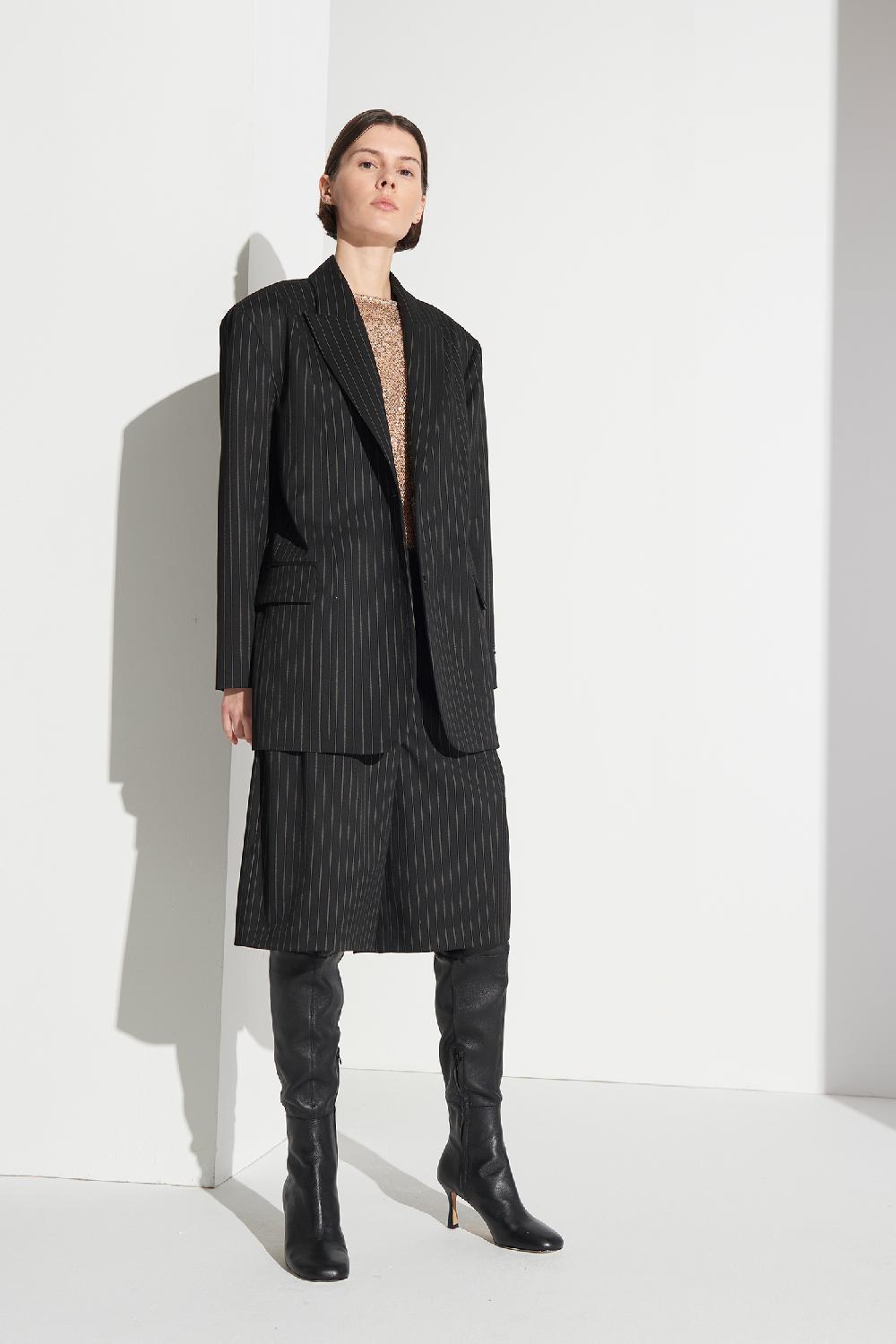 Soallure GIACCA OVERSIZE GESSATA