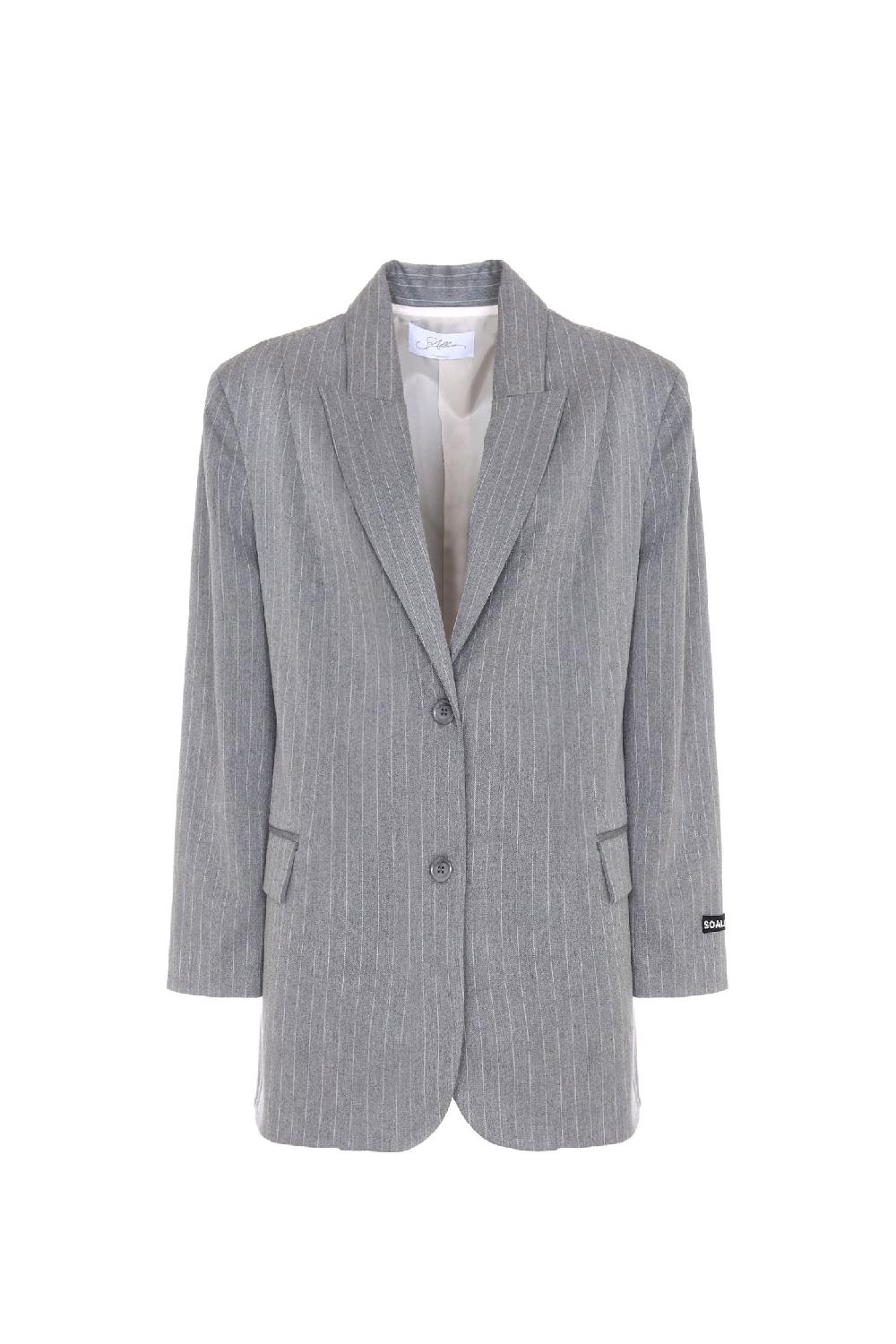 Soallure GIACCA OVERSIZE GESSATA