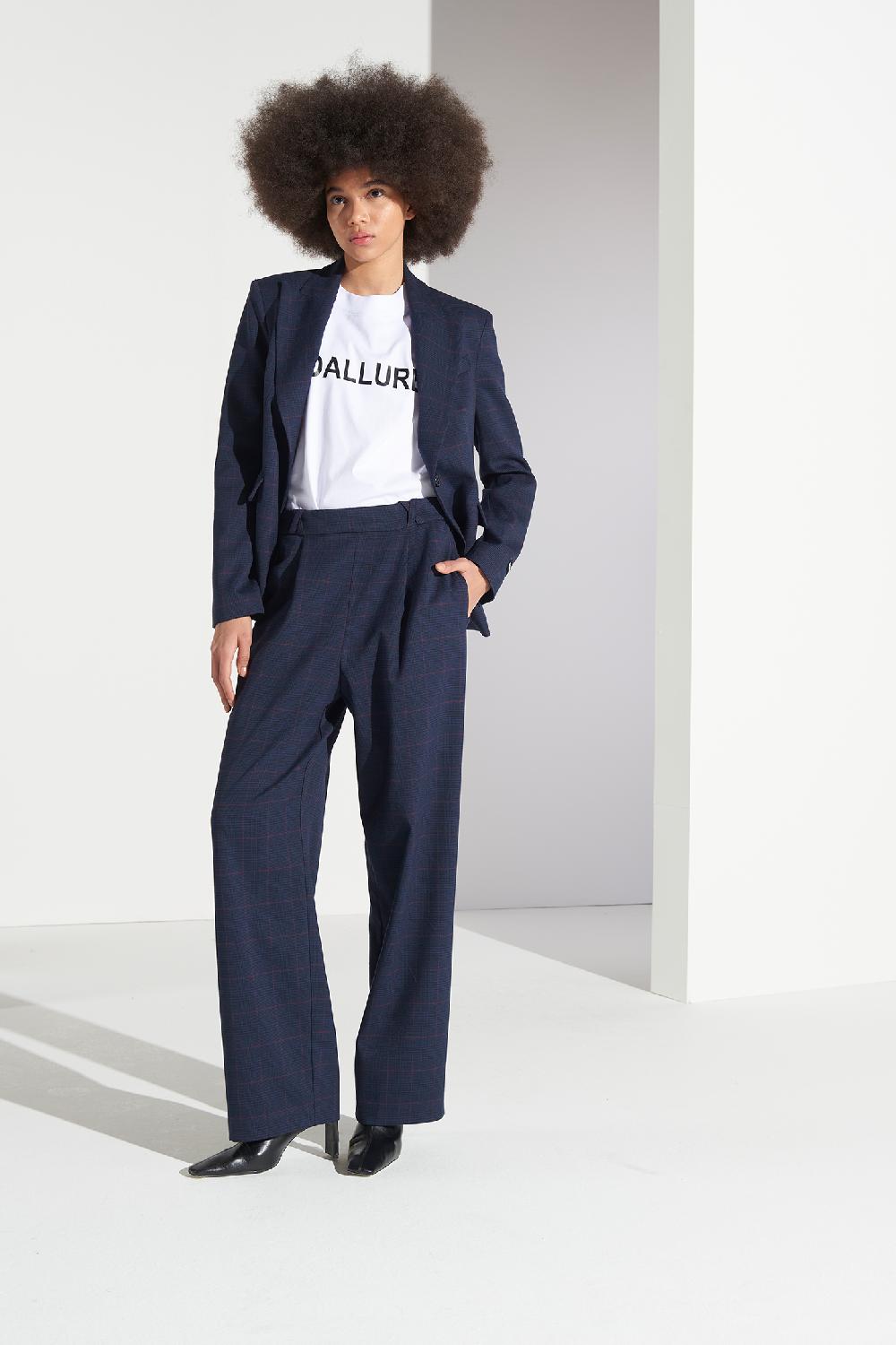 Soallure GIACCA SLIM MONOPETTO CHECK