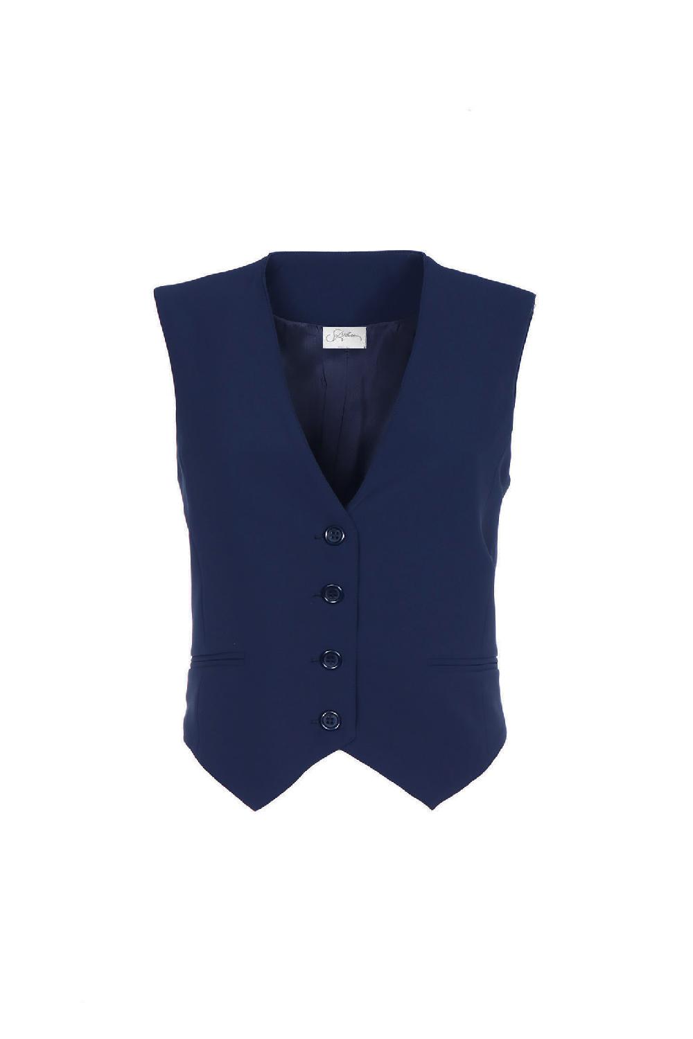 Soallure GILET BASIC IN CREPE