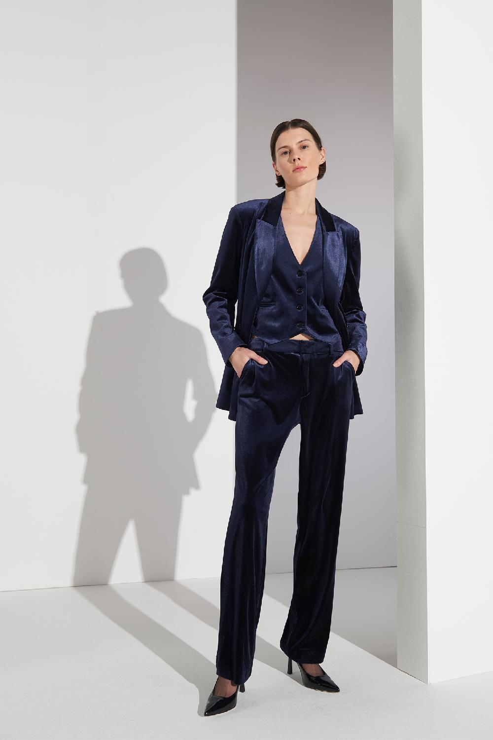 Soallure GILET CORTO IN VELLUTO