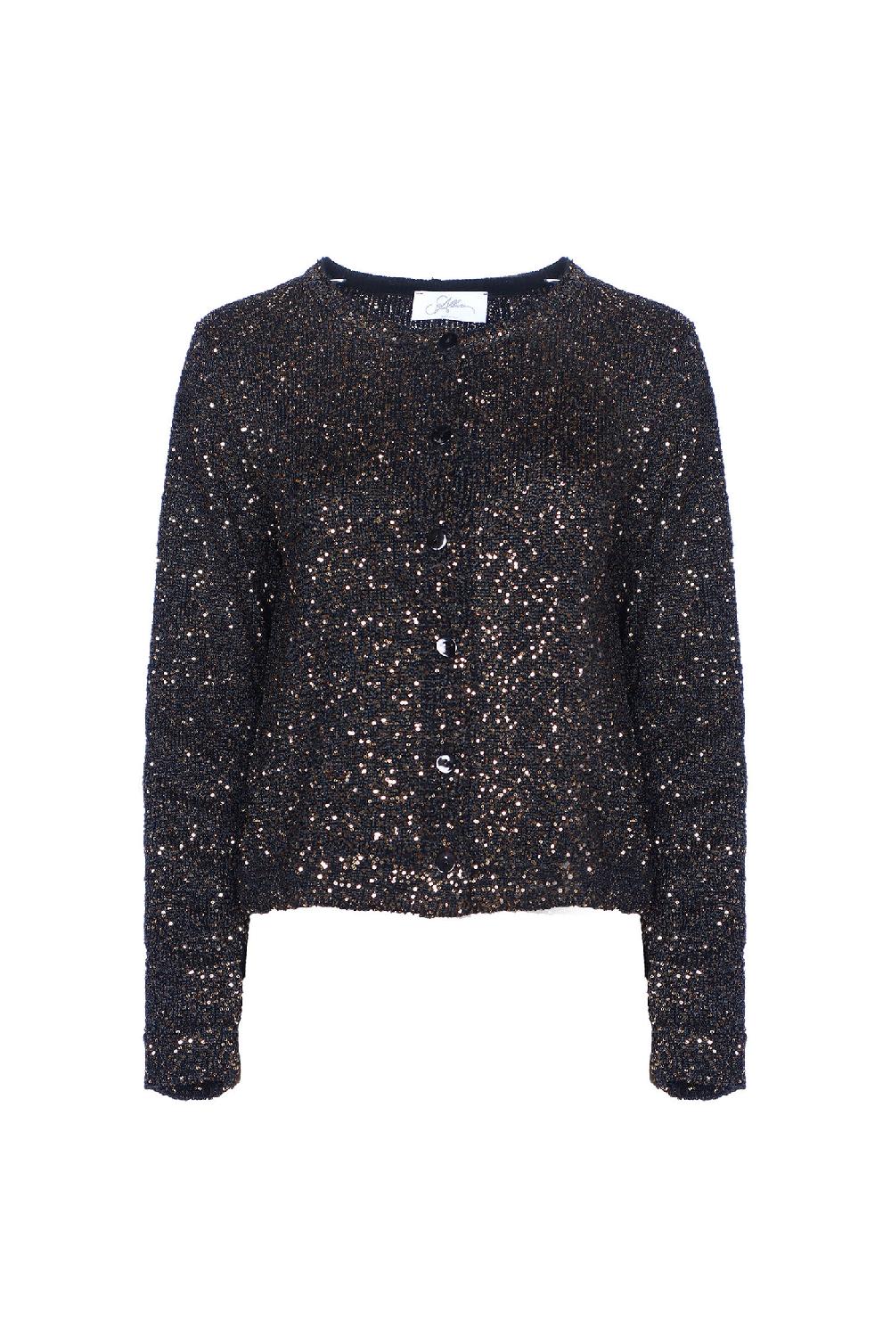 Soallure GOLFINO GIRO COLLO PAILLETTES