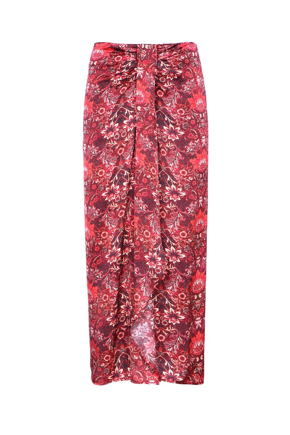 Soallure GONNA PAREO IN RASO FANTASIA