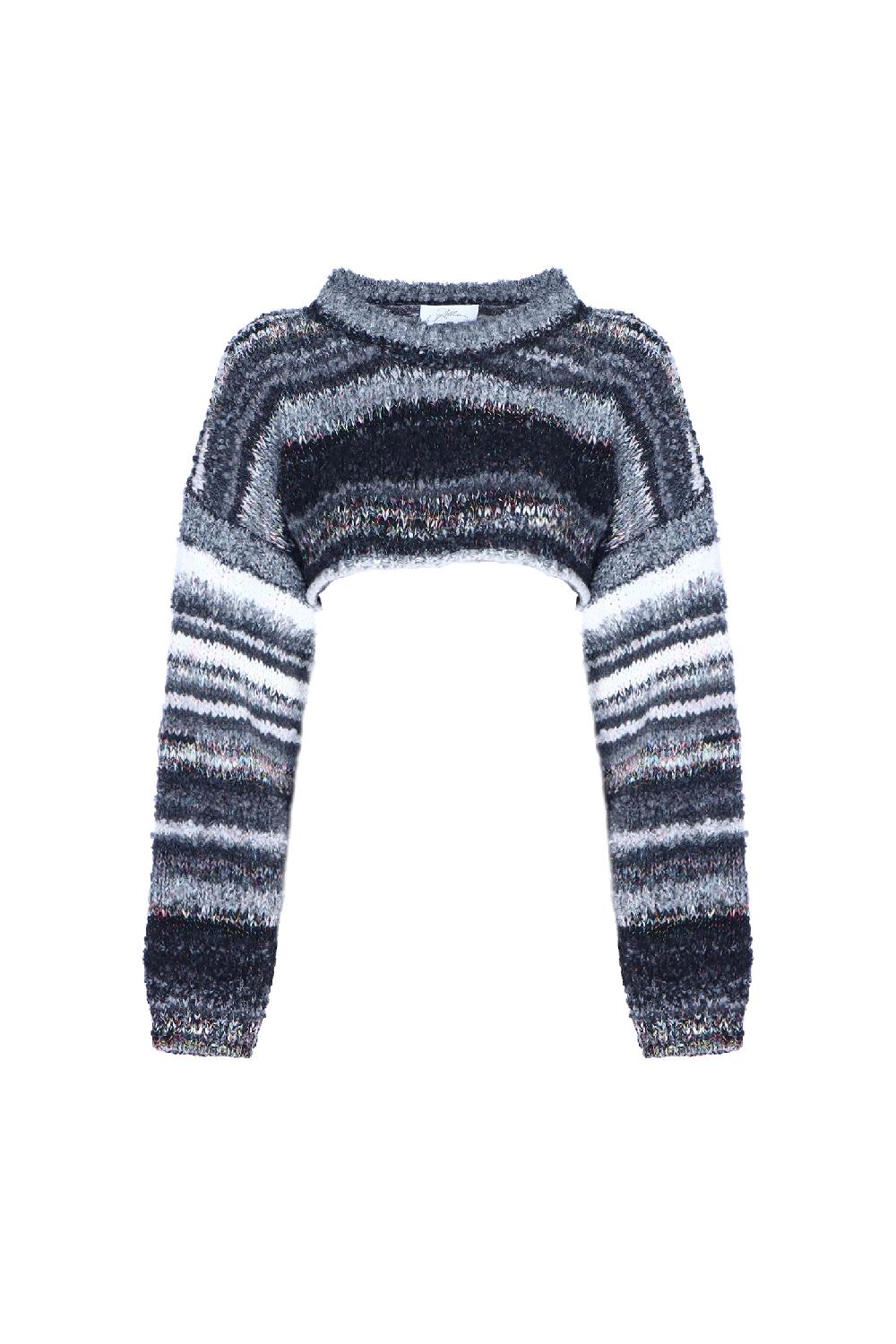 Soallure MAGLIA CROP MULTICOLOR