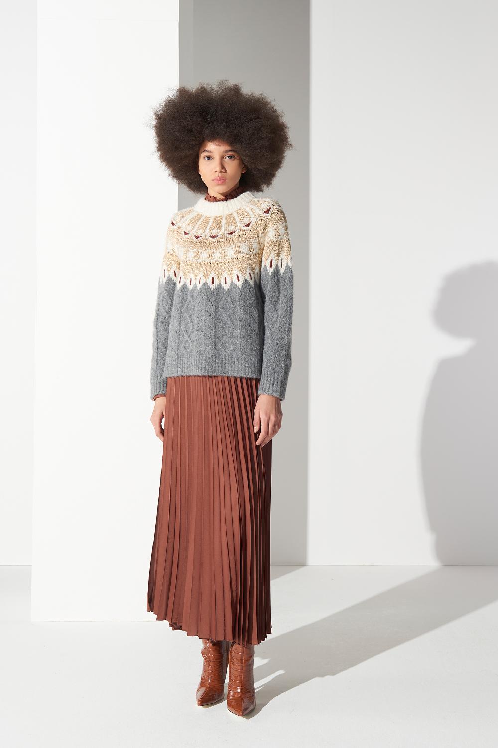 Soallure MAGLIA GIRO COLLO MOUNTAIN