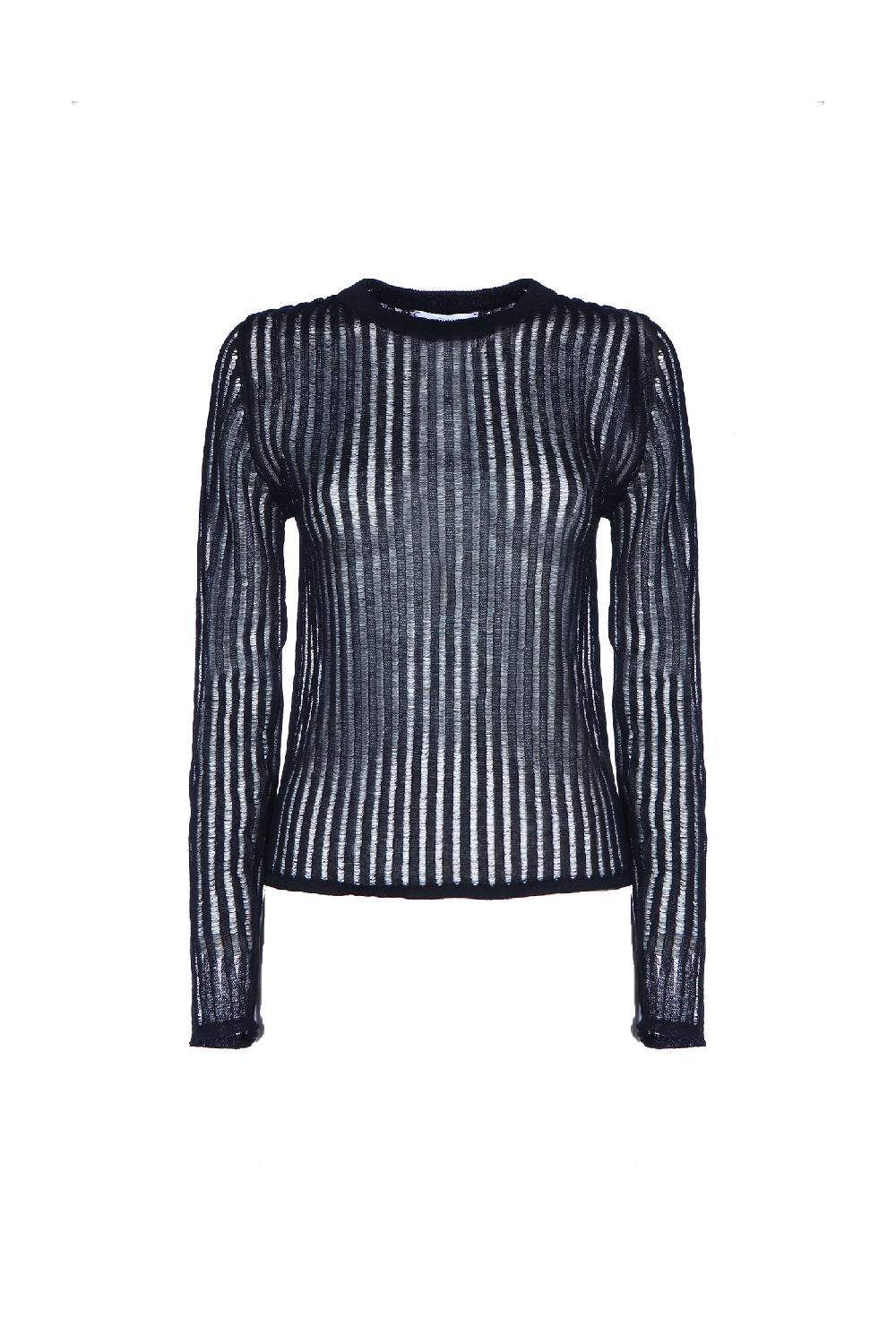 Soallure MAGLIA GIROCOLLO A RIGHE