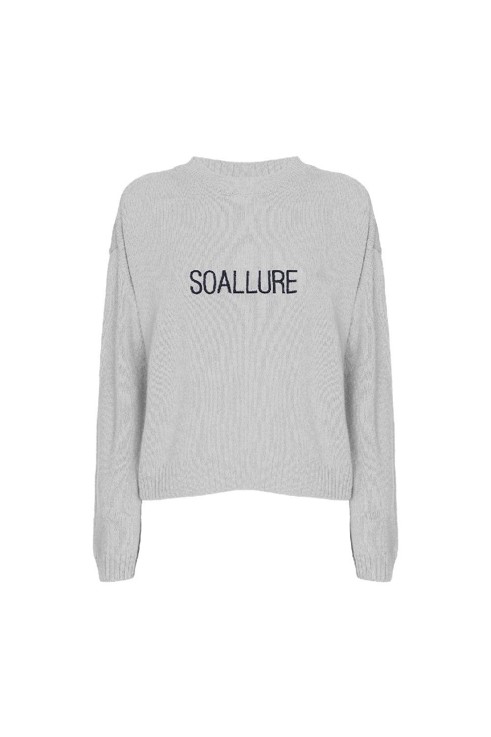 Soallure MAGLIA GIROCOLLO RICAMO SOALLURE