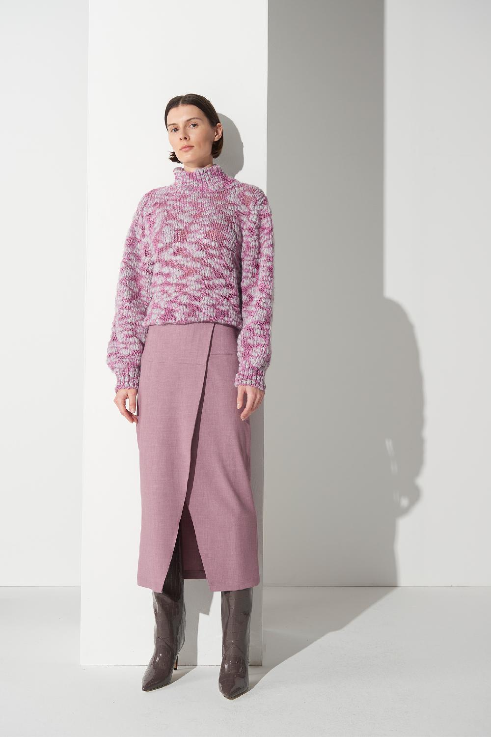 Soallure MAGLIA IN LANA EFFETTO MELANGE