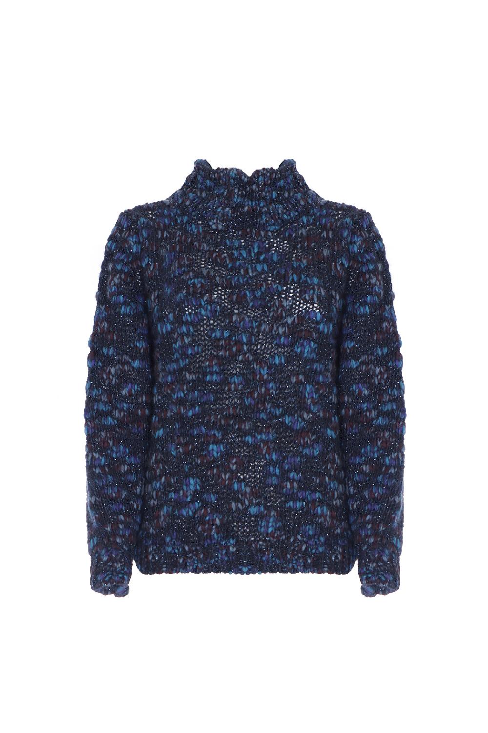 Soallure MAGLIA IN LANA EFFETTO MELANGE