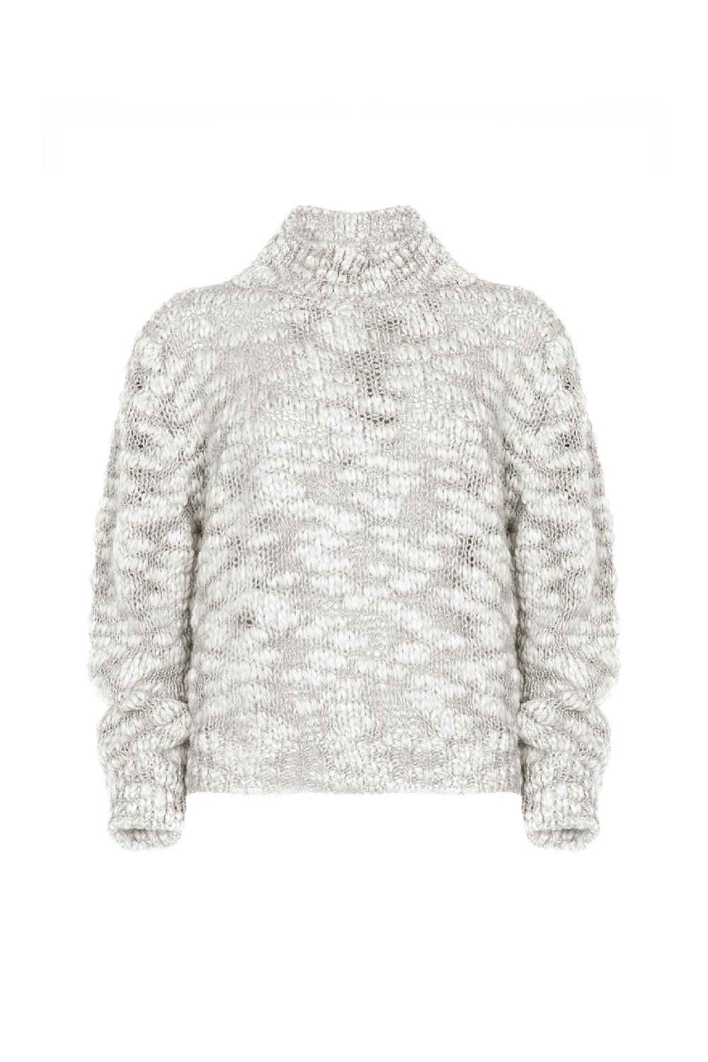 Soallure MAGLIA IN LANA EFFETTO MELANGE