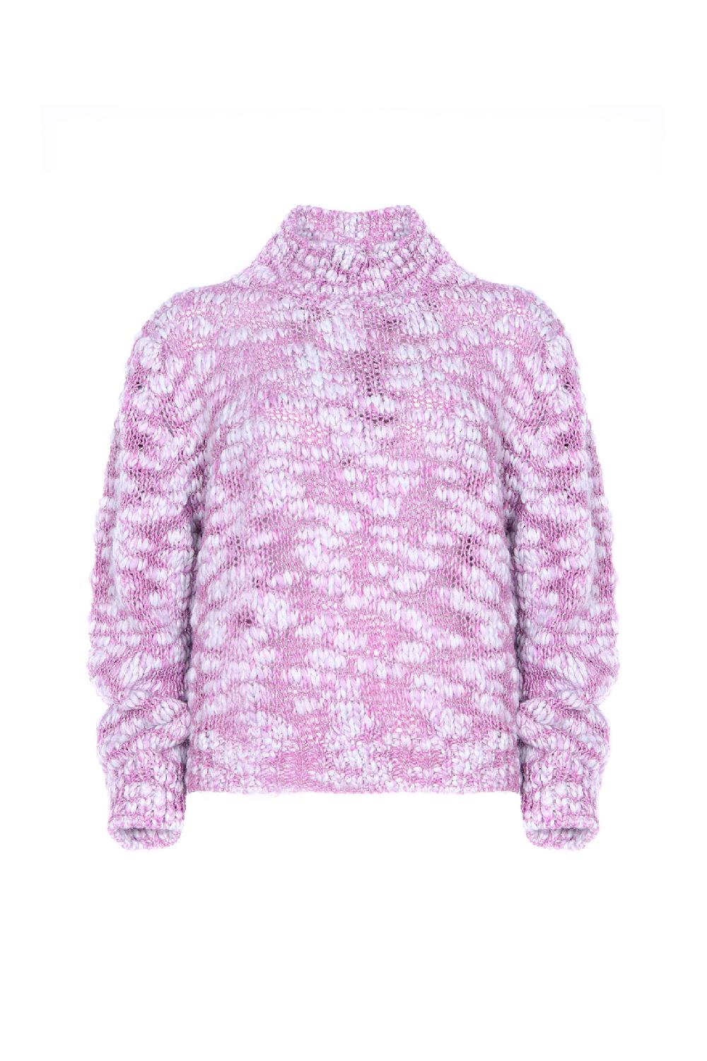 Soallure MAGLIA IN LANA EFFETTO MELANGE