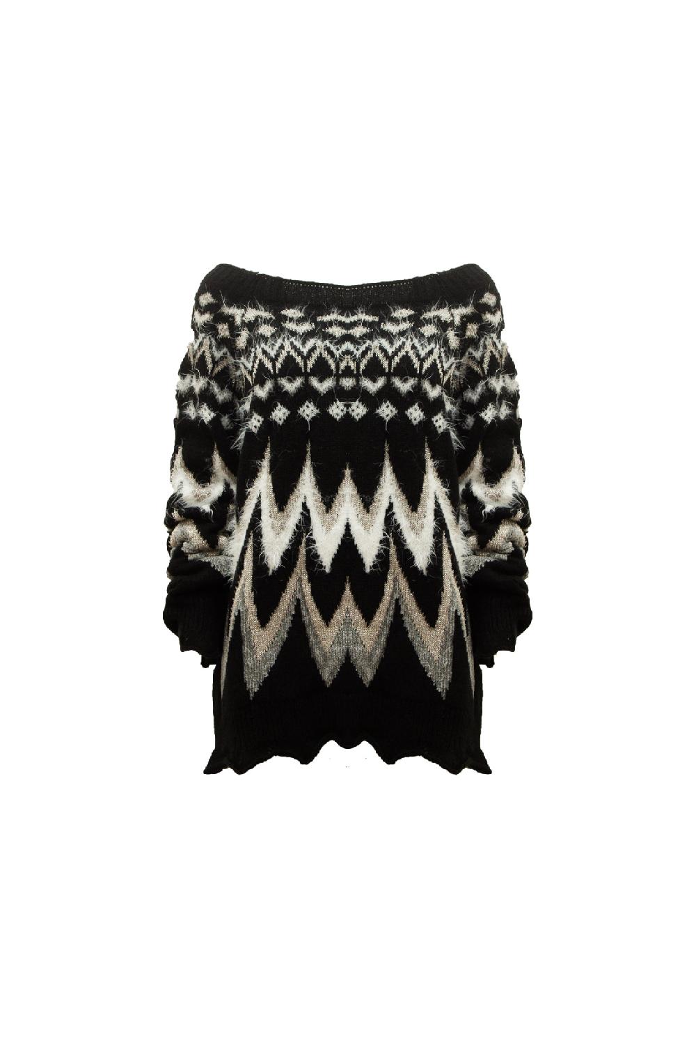 Soallure MAGLIA JACQUARD MULTICOLOR