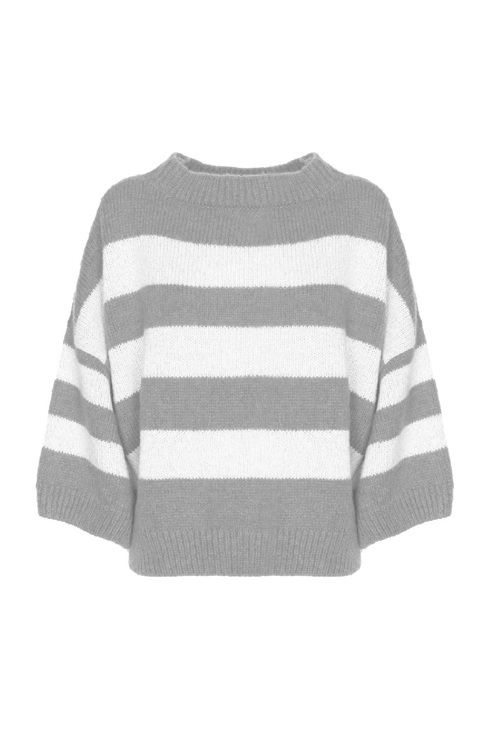 Soallure MAGLIA OVER A RIGHE 7/8