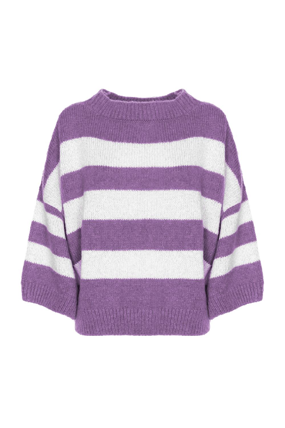 Soallure MAGLIA OVER A RIGHE 7/8