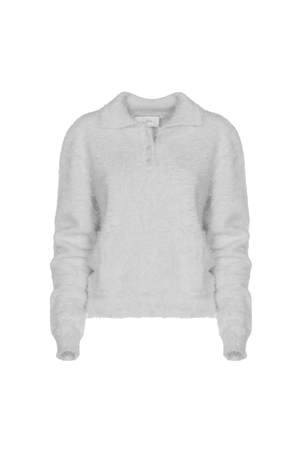 Soallure MAGLIA POLO MANICHE LUNGHE ORSETTO