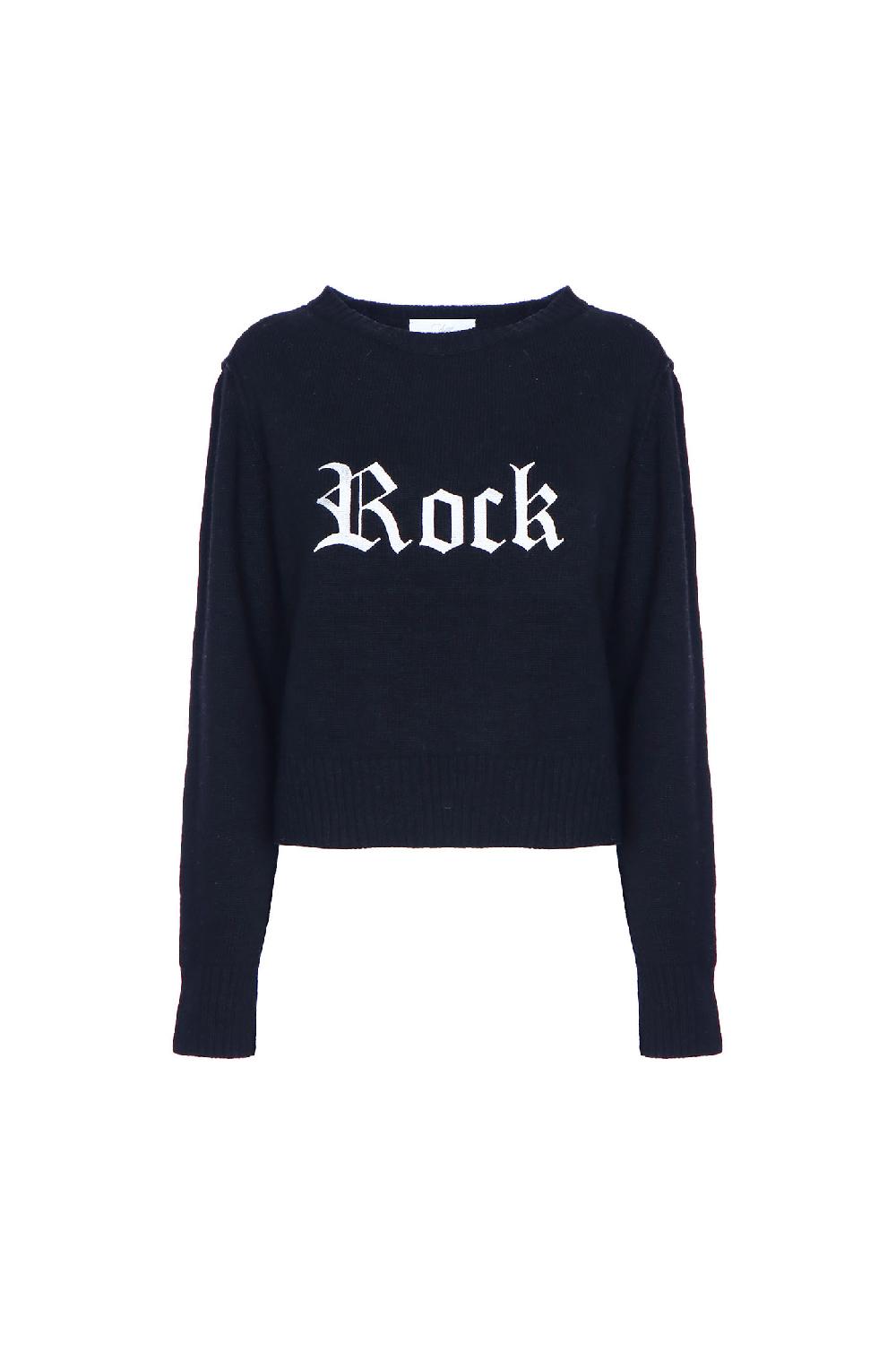 Soallure MAGLIA RICAMO ROCK
