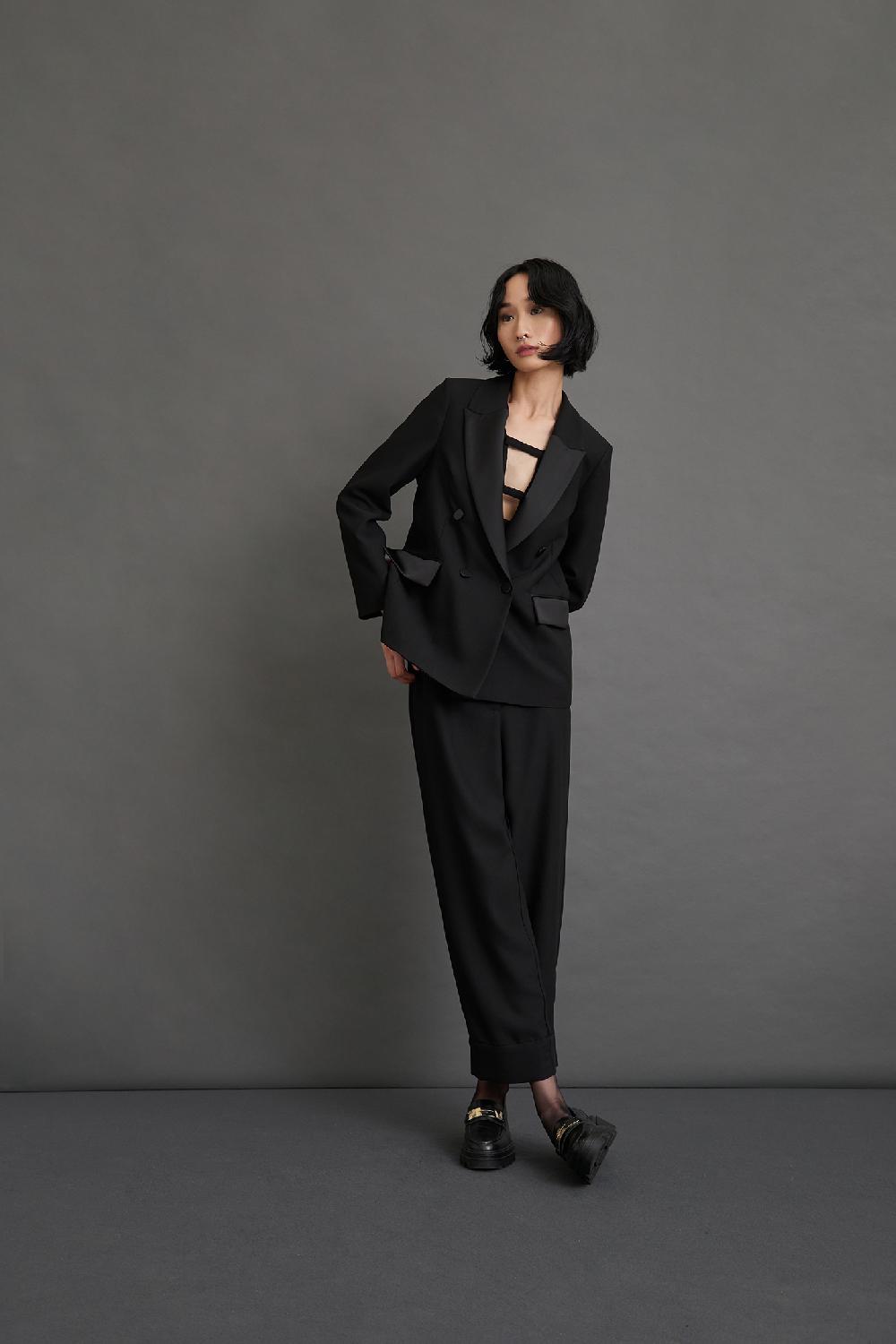 Soallure PANTALONE 7/8 CON RISVOLTO ALTO