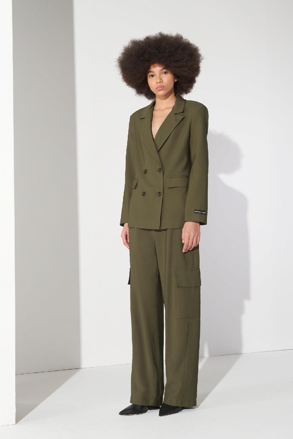 Soallure PANTALONE CARGO TENCEL