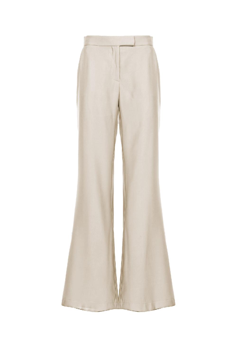 Soallure PANTALONE FLARE IN TENCEL