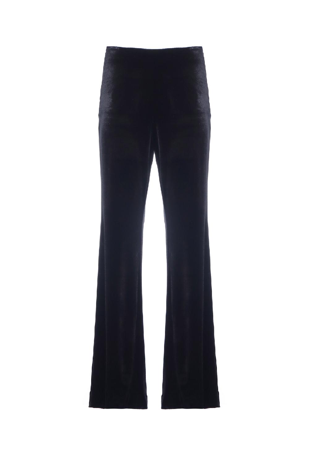 Soallure PANTALONE FLARE IN VELLUTO