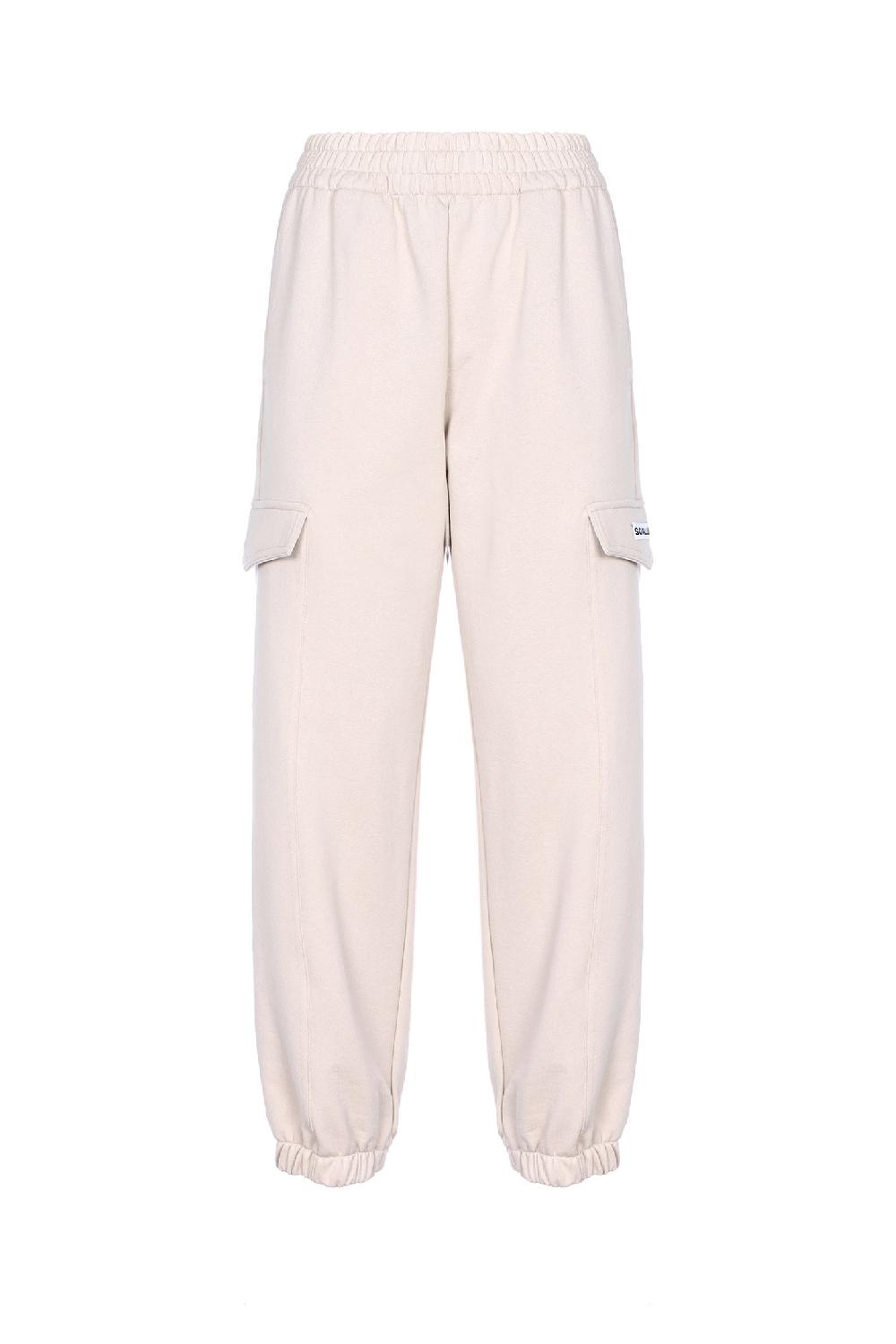 Soallure PANTALONE IN FELPA CON TASCHE