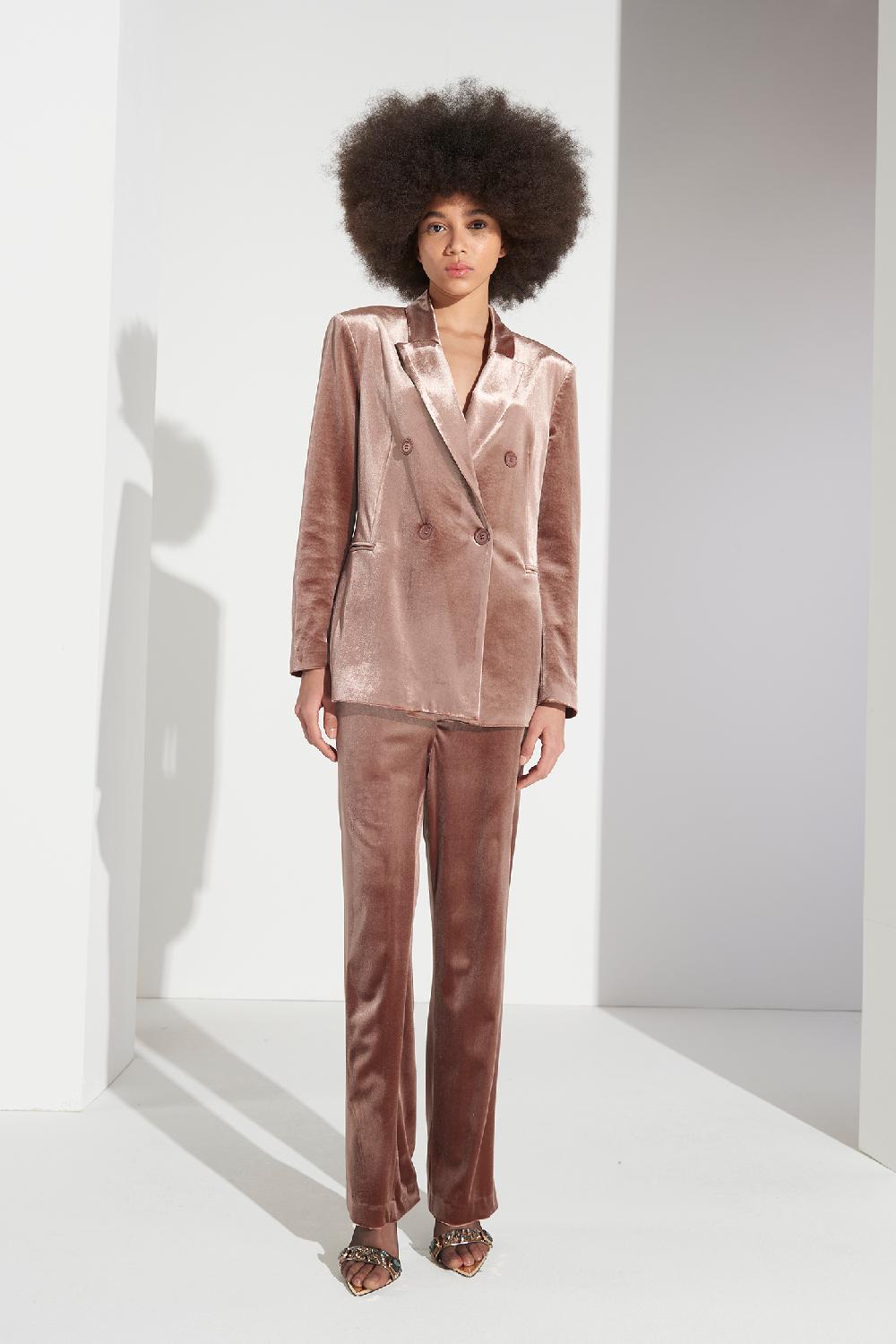 Soallure PANTALONE IN VELLUTO