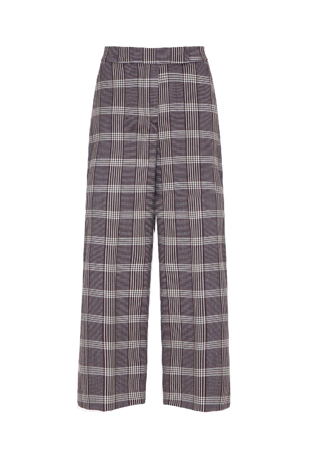 Soallure PANTALONE LARGO 7/8 CHECK