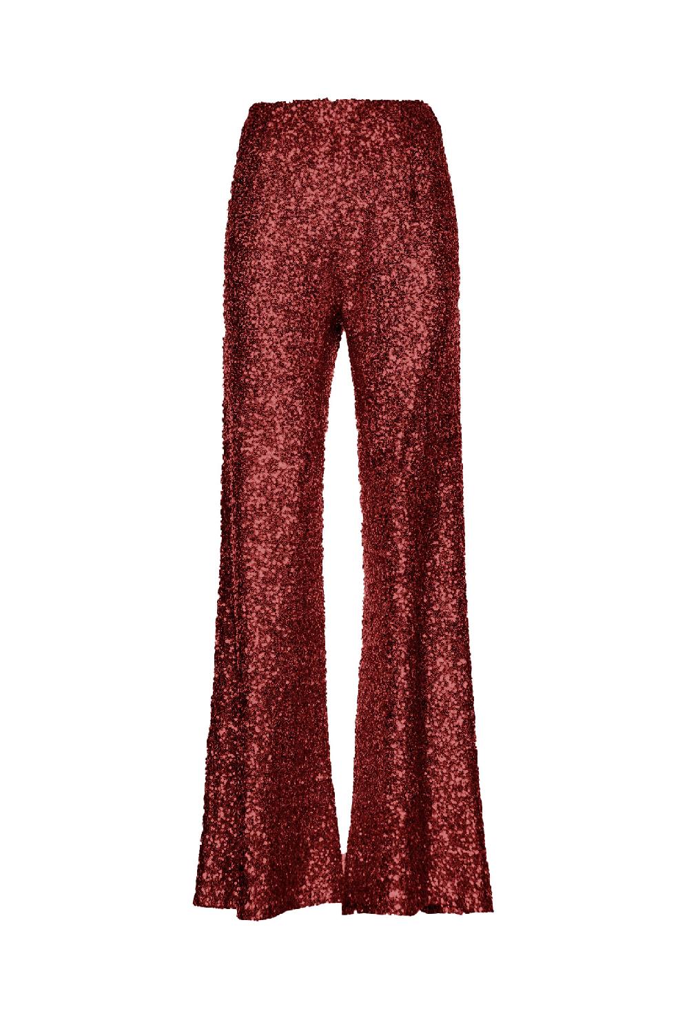 Soallure PANTALONE PALAZZO PAILLETTES