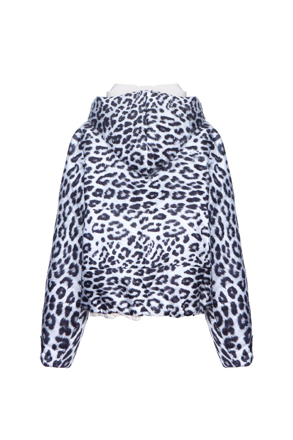 Soallure PIUMINO CON CAPPUCCIO FANTASIA LEOPARDATA