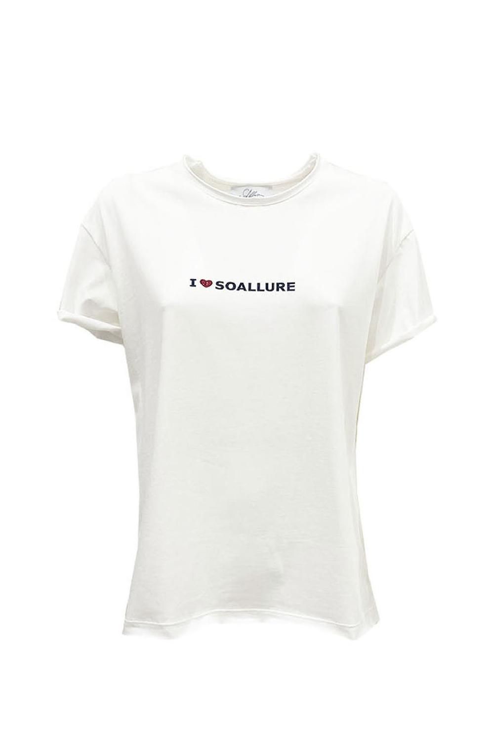 Soallure T-SHIRT BASIC I LOVE SOALLURE IN JERSEY
