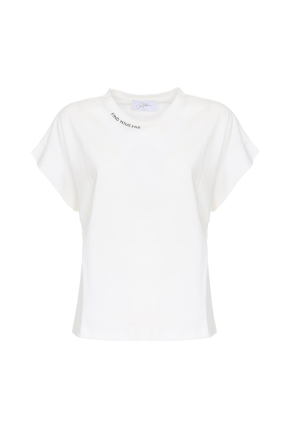 Soallure T-SHIRT CON RICAMO