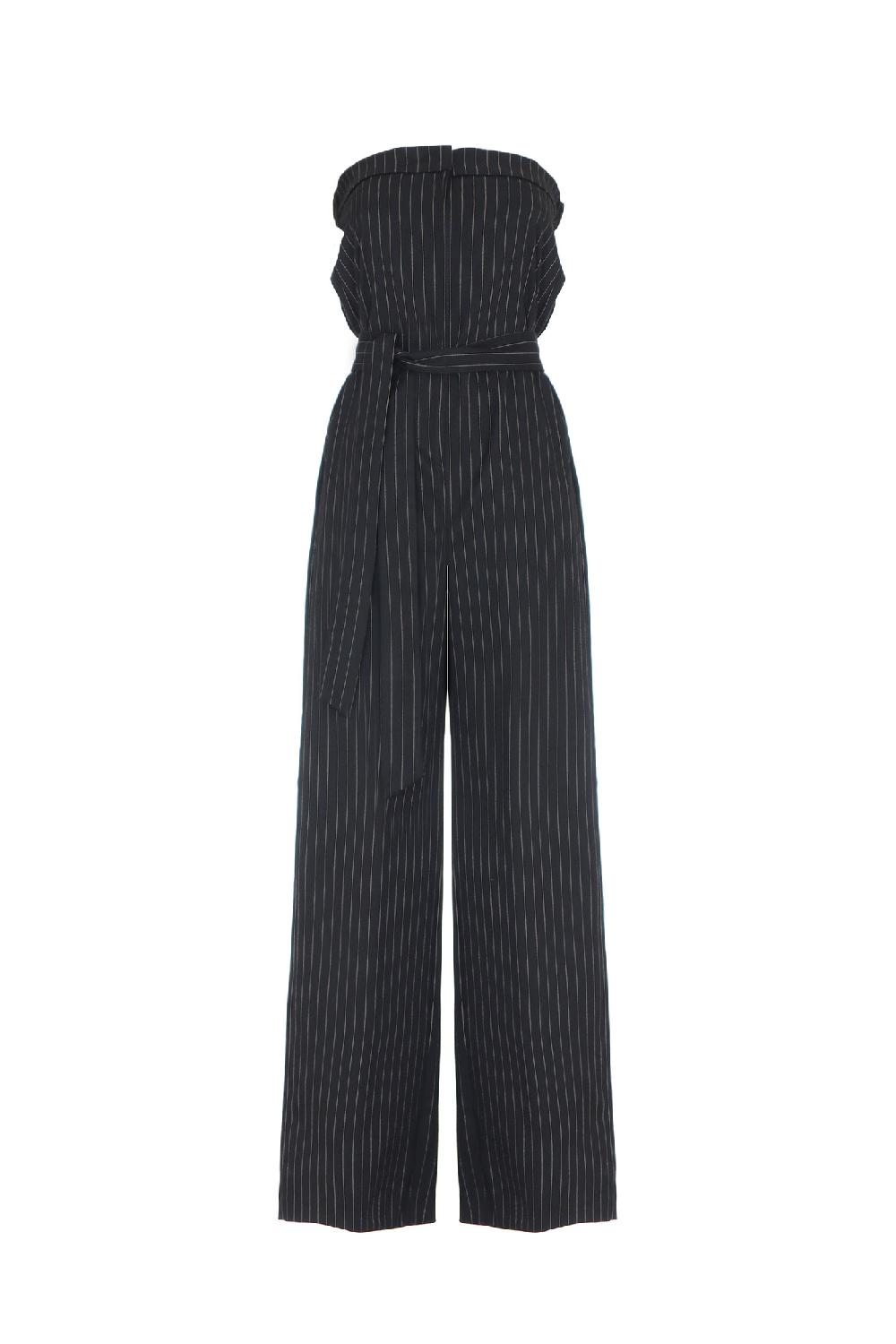 Soallure TUTA PANTALONE A PALAZZO IN FANTASIA GESSATA